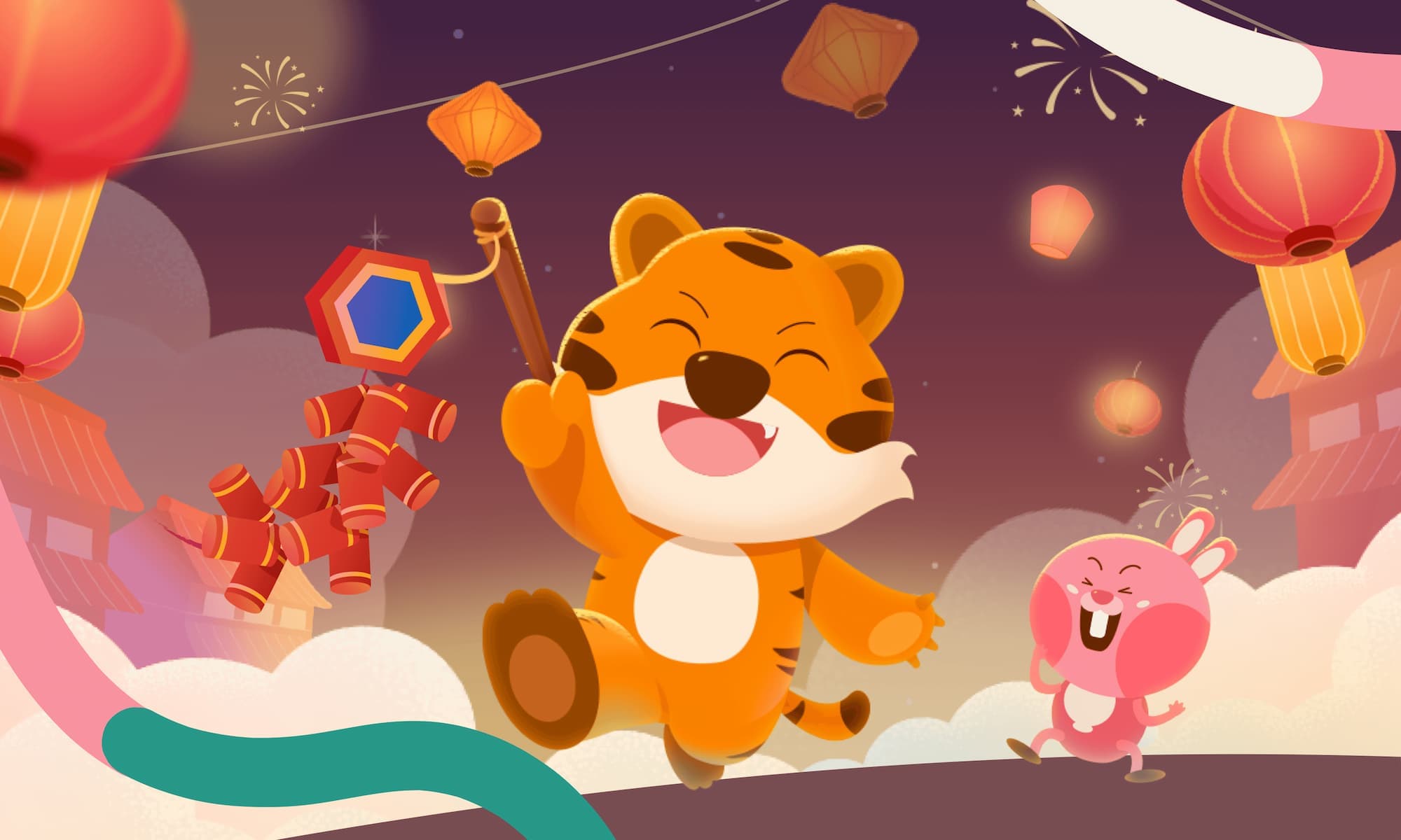 Lighting firecrackers for Spring Festival traditions.